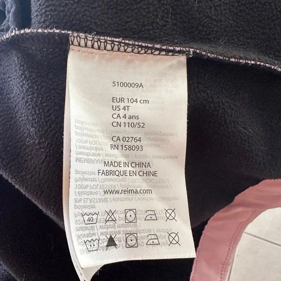 Kids Pink Raincoat with Hood - Picture 4 of 7